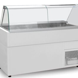 Refrigerated Salad Tables with Curved Front Glass – ESCD
