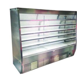 Stainless Steel High Profile Open Merchandisers – 4OMSSH